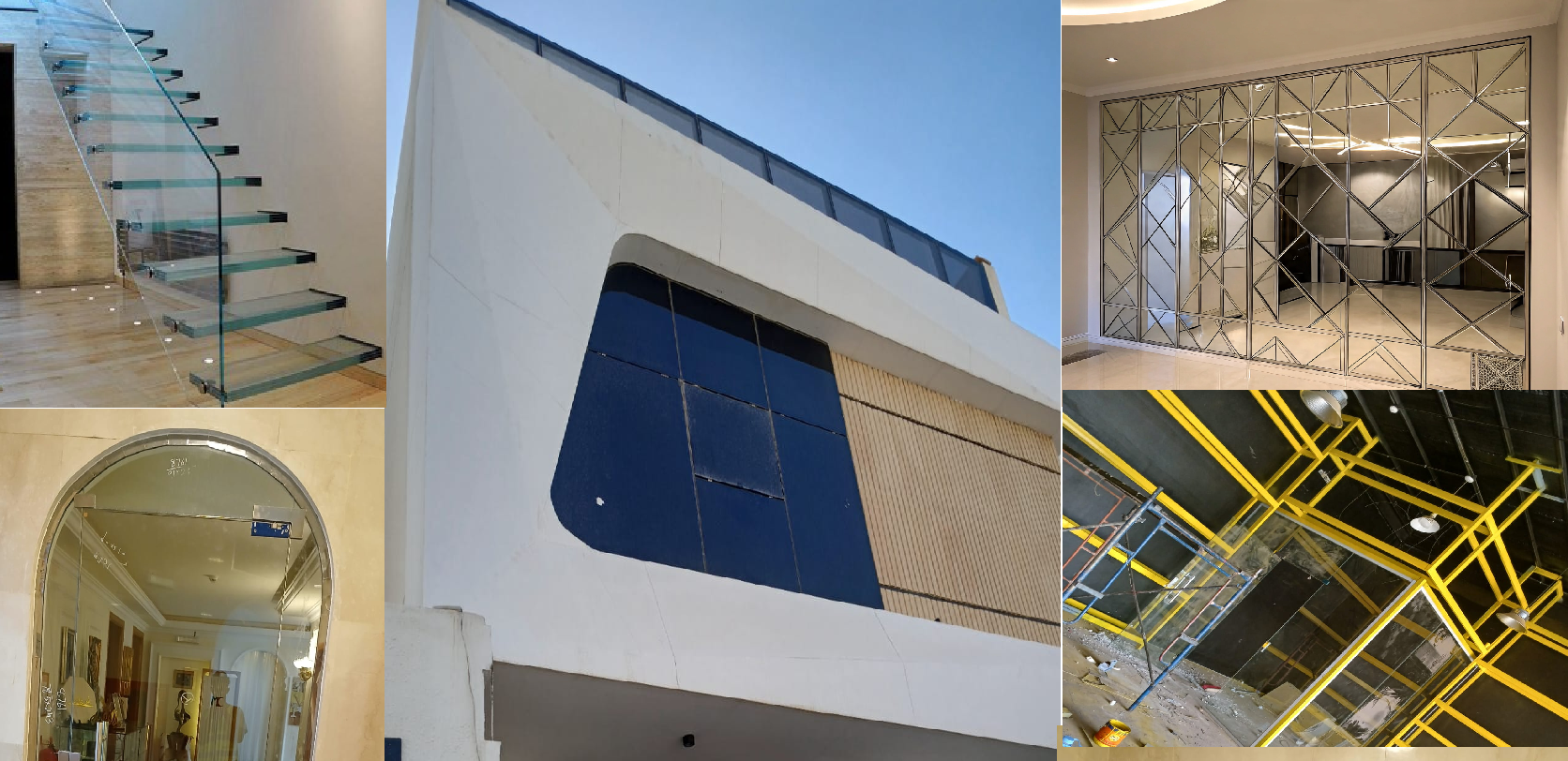 بعض اعمالنا في تفصيل وتركيب اعمال الزجاجيات